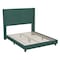 Flash Furniture Emerald Velvet Full Platform Bed with Headboard YK-1079-GR-F-GG - alternate 4